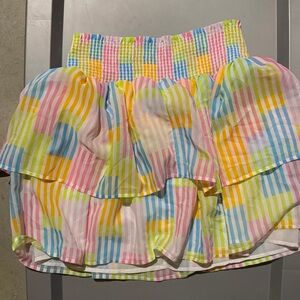 Jules and James Colorful Striped Skirt